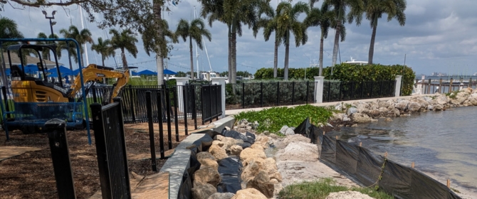 Marina Construction arial view - Trident H2O